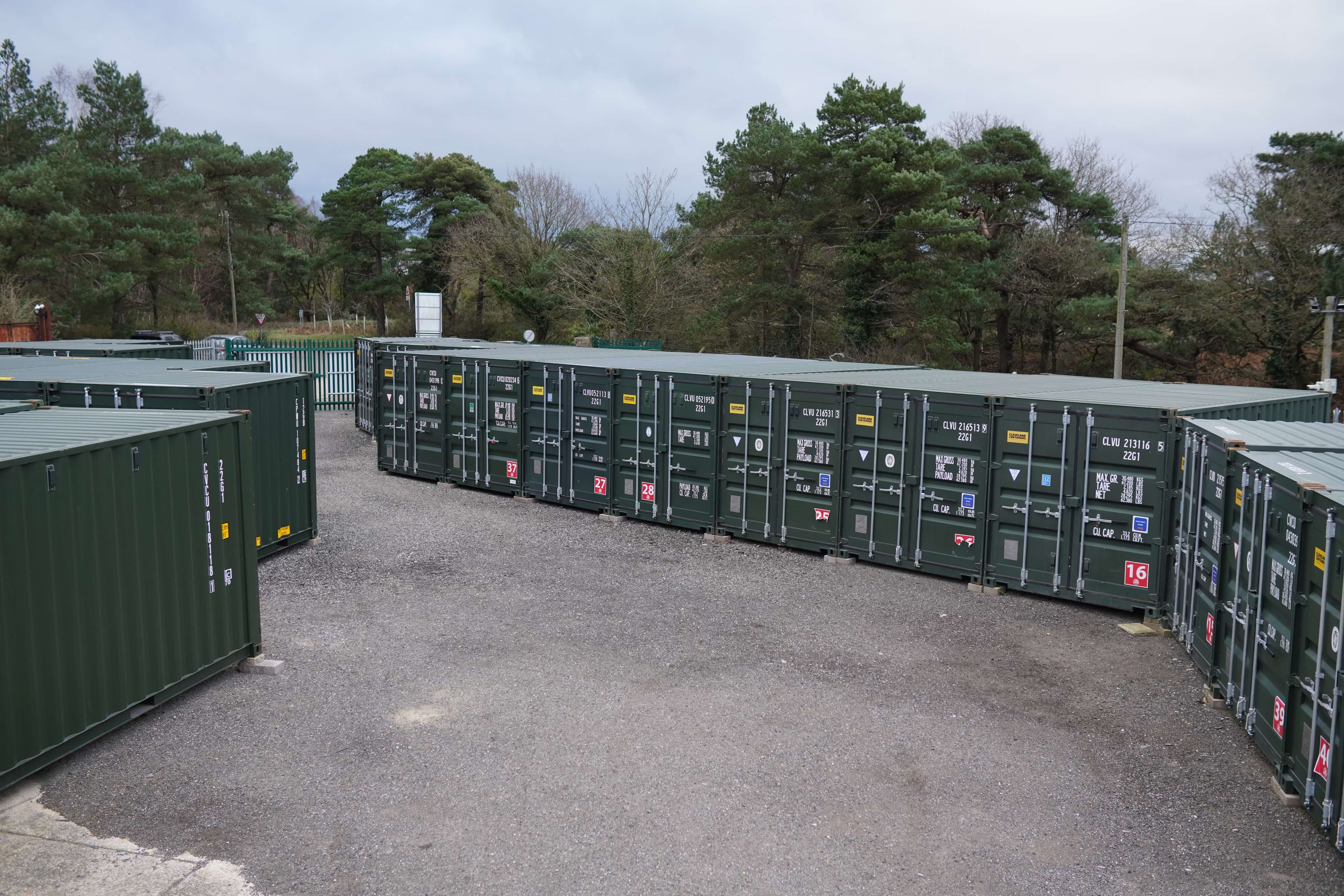 Secure storage containers in Ringwood by The Storage Containers
