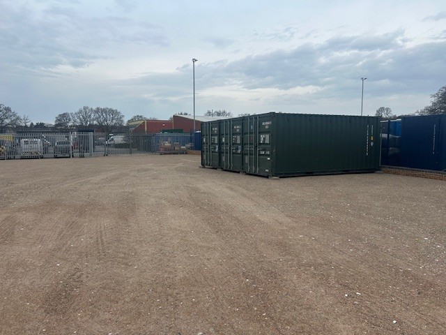 Secure 10ft and 20ft drive-up storage containers at The Storage Containers Verwood, Castleman Close, Axis 31, Wimborne BH21 6FE— serving East Dorset.
